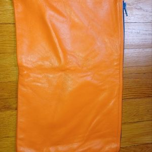 Leather American Apparel clutch